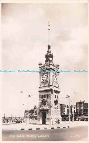 R721679 Margate The Clock Tower Valentine and Sons Ltd Dundee and London RP PM K