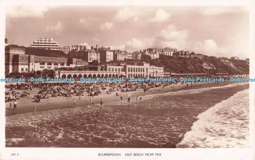 R721683 Bournemouth East Beach aus Pier Mason Alpha Serie RP 1956
