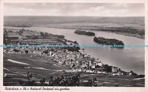 R723781 Rüdesheim a Rh v National Denkmal aus Gesehen Heinz Trapp RP