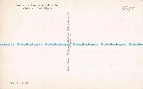 R723781 Rüdesheim a Rh v National Denkmal aus Gesehen Heinz Trapp RP