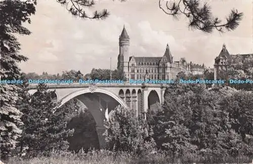 R723796 Luxembourg Pont Adolphe et Caisse d Epargne Messageries Paul Kraus RP