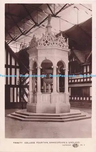 R723910 Trinity College Fountain Shakespeare England W H Smith