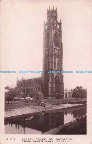 R723949 Boston Boston Stump St Botolphs From Haven Bank W H S Kingsway Echtfoto