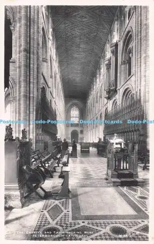 R724040 Peterborough Cathedral The Chancel and Choir Looking West Walter Scott B