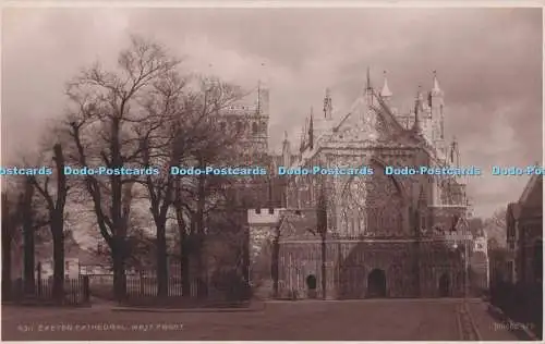 R724057 Exeter Cathedral West Front Judges 4311