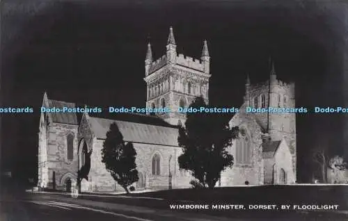 R724153 Dorset Wimborne Minster By Floodlight S F James RP