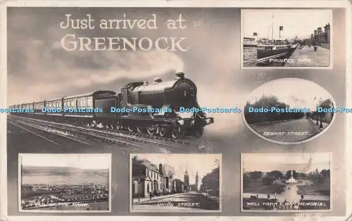 R724176 Gerade angekommen bei Greenock Union Street Valentine RP Multi View