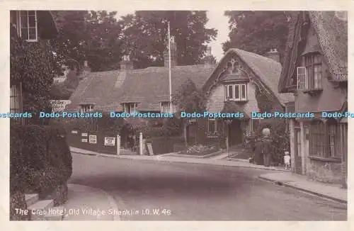 R724182 I O W Shanklin The Crab Hotel Old Village Pike Local Views RP