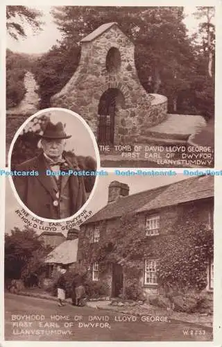 R724191 The Tomb of David Lloyd George First Earl of Dwyfor Llanystumdwy Valenti