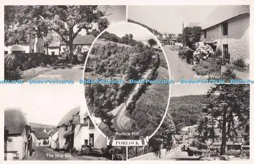 R724195 Porlock The Ship Inn Bossington J Salmon Sevenoaks RP Multi View