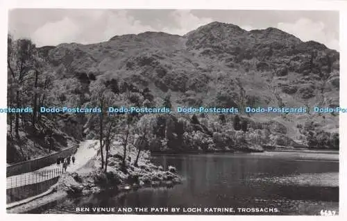 R724224 Trossachs Ben Veranstaltungsort und der Weg von Loch Katrine J B White Dundee RP