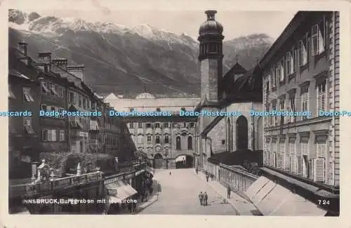 R725062 Innsbruck Burggraben Mit Hofkirche Tiroler Kunstverlag Chizzali K T V RP