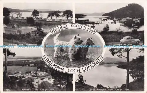 R725106 Double Scotch vom Campingplatz Balmaha Loch Lomon Millarochy J B weiß