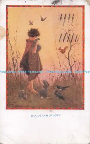 R725138 Woodland Friends Magie der Kindheit The Medici Society London PM Seilwinden