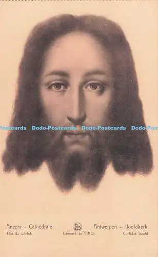 R725244 Anvers Cathedrale Tete du Christ Leonard de Vinci Ern Nels Thill