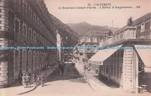 R725248 Cauterets Le Boulevard Latapie Flurin L Hotel d Angleterre Bloc Freres B