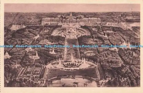 R725446 Versailles le Palais et le Parc d apres Une Estampe de l epoque Yvon Par