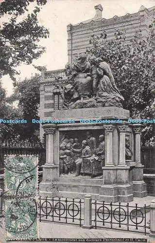 R725487 Le Monument aux Docteurs Perrochaud et H Cazin Aqua L V