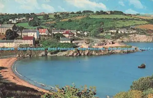 R725575 Wales Aberporth Card Dyffryn and Dolwen Beaches N P O Belfast Litho Cana