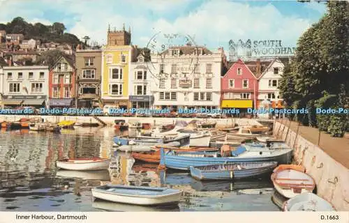 R725644 Dartmouth Inner Harbour E T W Dennis Scarborough PM South Devon 1978