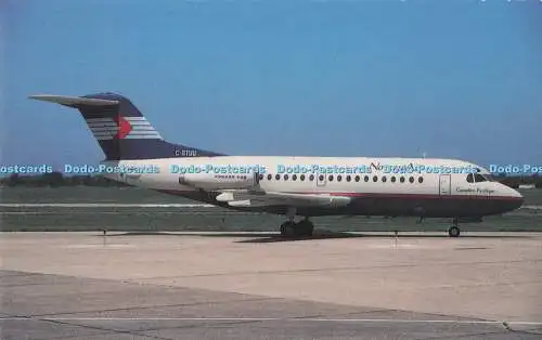 R725679 Norcanair Canadian Canadien Fokker F 28 1000 Flite Line Fotokarten David