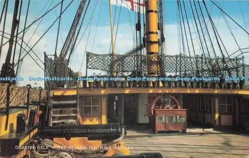 R725691 H M S Victory Quarter Deck Where Nelson Fell J Salmon Sevenoaks PM Ports