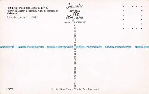 R725958 B W I Jamaica Port Royal Palisadoes A Mike Roberts Neuheit Trading Herbe