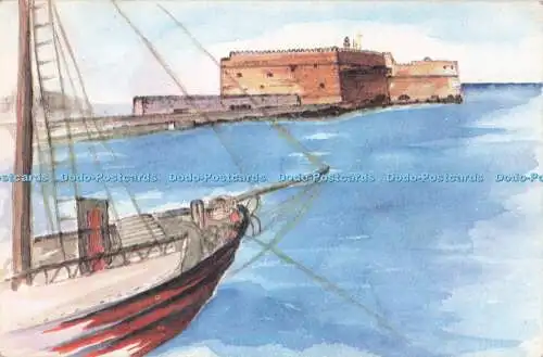 R726040 Kreta Heraklion Hafen Postkarte