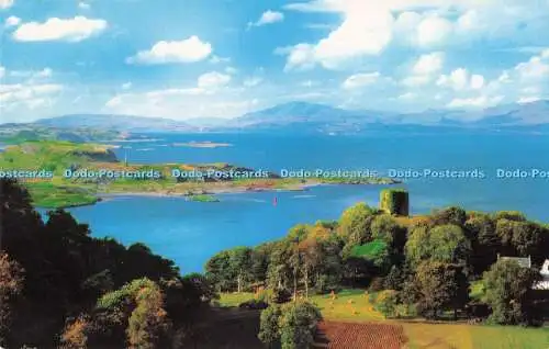 R727003 Oban Shepherds Hat and Mountains of Mull From Above Dunollie Castle