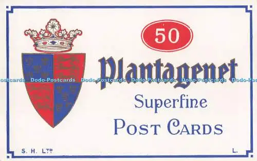 R726067 Plantagenet Superfine Postkarten