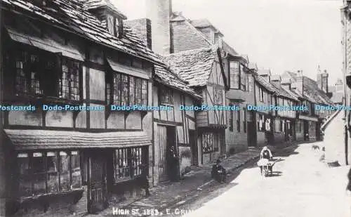 R726077 East Grinstead High Street Behind Middle Row Malcolm Powell Photographic