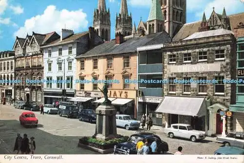 R727030 Truro Cornwall City Centre John Hinde E Ludwig PM St Ives 1964