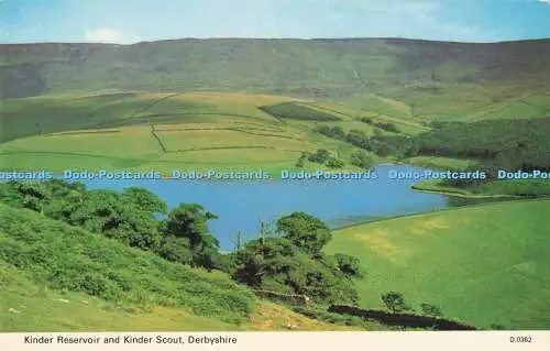 R727057 Derbyshire Kinder Reservoir and Kinder Scout E T W Dennis Scarborough