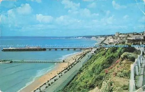 R726134 Bournemouth Pier and Bay Thunder and Clayden Natural Colour Series 1961