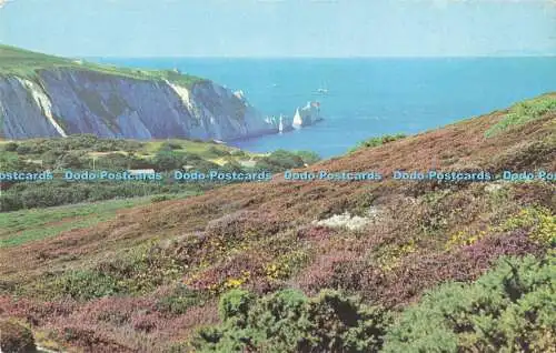 R726174 I W Alum Bay and the Needles W J Nigh Shanklin Jarrold