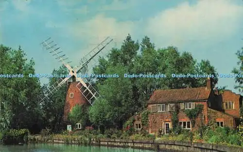 R727129 The Norfolk Broads Hunset Mill on the River Ant Near Wayford Bridge D Co