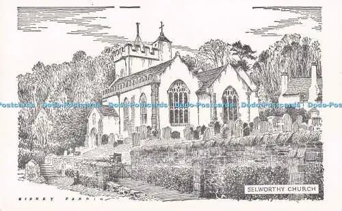 R726214 Selworthy Church Sidney Perrin