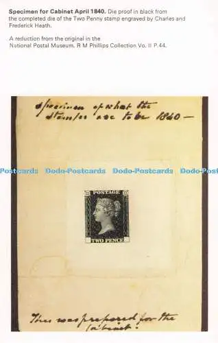 R726308 Exemplar für Kabinett April National Postal Museum R M Phillips Sammlung