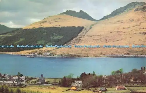 R727296 Loch Long und Ben Arthur der Schuster gedruckt in Großbritannien