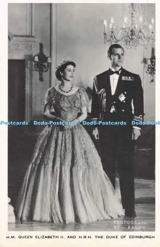 R727316 H M Queen Elizabeth II and H R H The Duke of Edinburgh Valentine Baron R