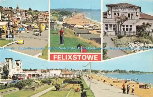 R727364 Felixstowe The Dip Pavilion E T W Dennis Scarborough Multi View