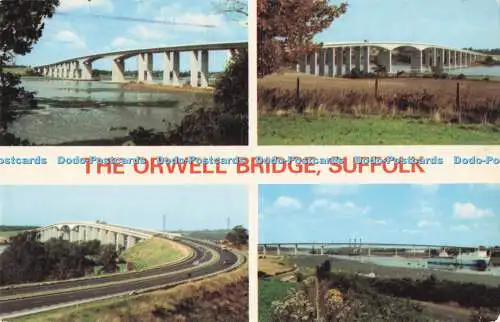 R726415 Suffolk The Orwell Bridge F W Pawsey Ipswich An Artistic Card Multi View