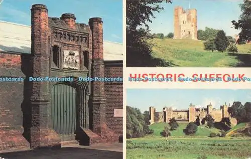 R726454 Historic Suffolk Wolsey Gate F W Pawsey Ipswich An Artistic Card Multi V