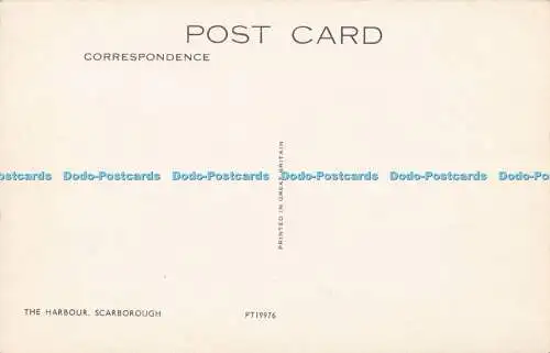 R727459 Scarborough The Harbour Printed in Great Britain