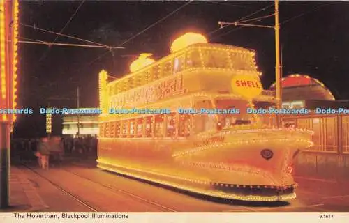 R726518 Blackpool Illuminations The Hovertram E T W Dennis Scarborough