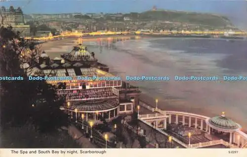 R72656 Scarborough The Spa and South Bay by Night E T W Dennis 1977