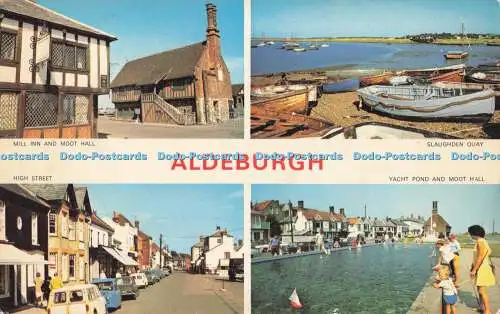 R727636 Aldeburgh High Street F W Pawsey Ipswich An Artistic Card 1972 Multi View