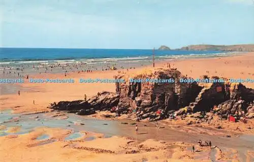 R726683 Cornwall Perranporth Chapel Rock N P O Belfast Dexter