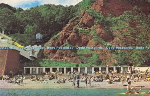 R727680 Oddicombe Der Strand Postkarte