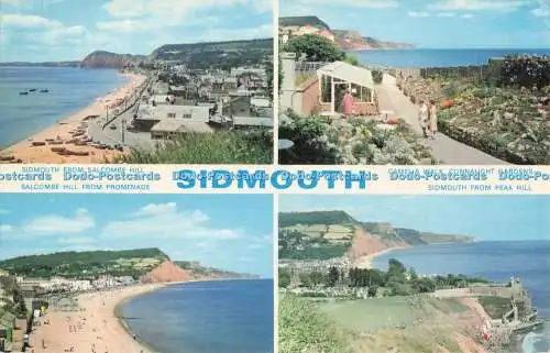 R726801 Sidmouth Sidmouth vom Peak Hill E T W Dennis Scarborough Mehrfachansicht